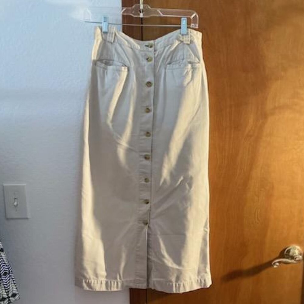 Tommy Hilfiger Skirt, Creme, Beige, Size 10